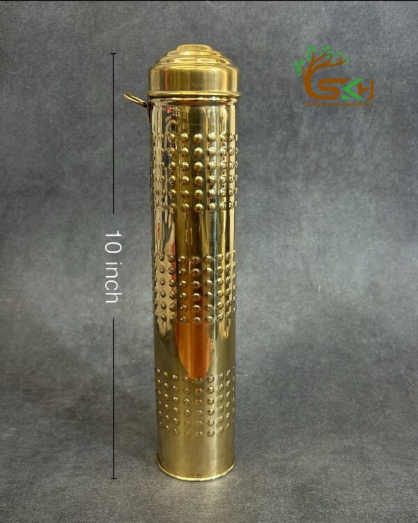 Brass Unique Agarbathi incense Storage container – 10 inch height