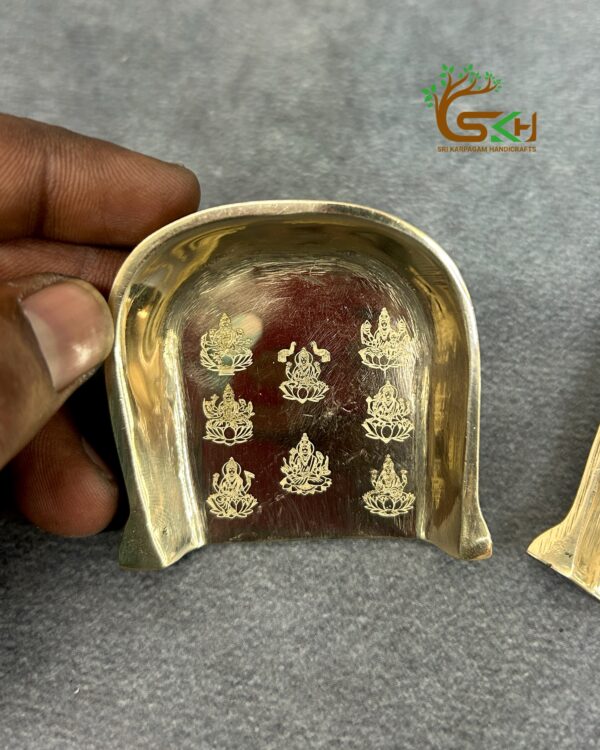 Brass Mini Ashtalakshmi Muram -2X2 inch size - Image 2