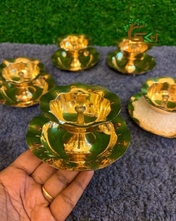 Brass Salt Deepam / Lakshmi Deepam - Image 2