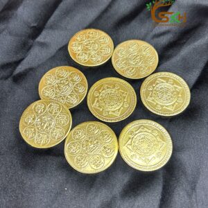 Brass Ashtalakshmi Coins set of 8 coins