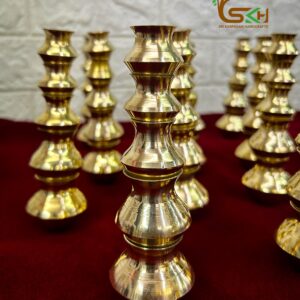 Brass Kubera Panai / Gada Set - 5.5 inch size