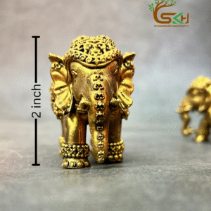 Brass Super fine finish Elephant - 2 inch Height