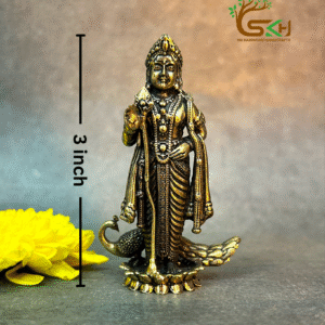 Brass Premium Finish Murugan Swamy | 3 inch