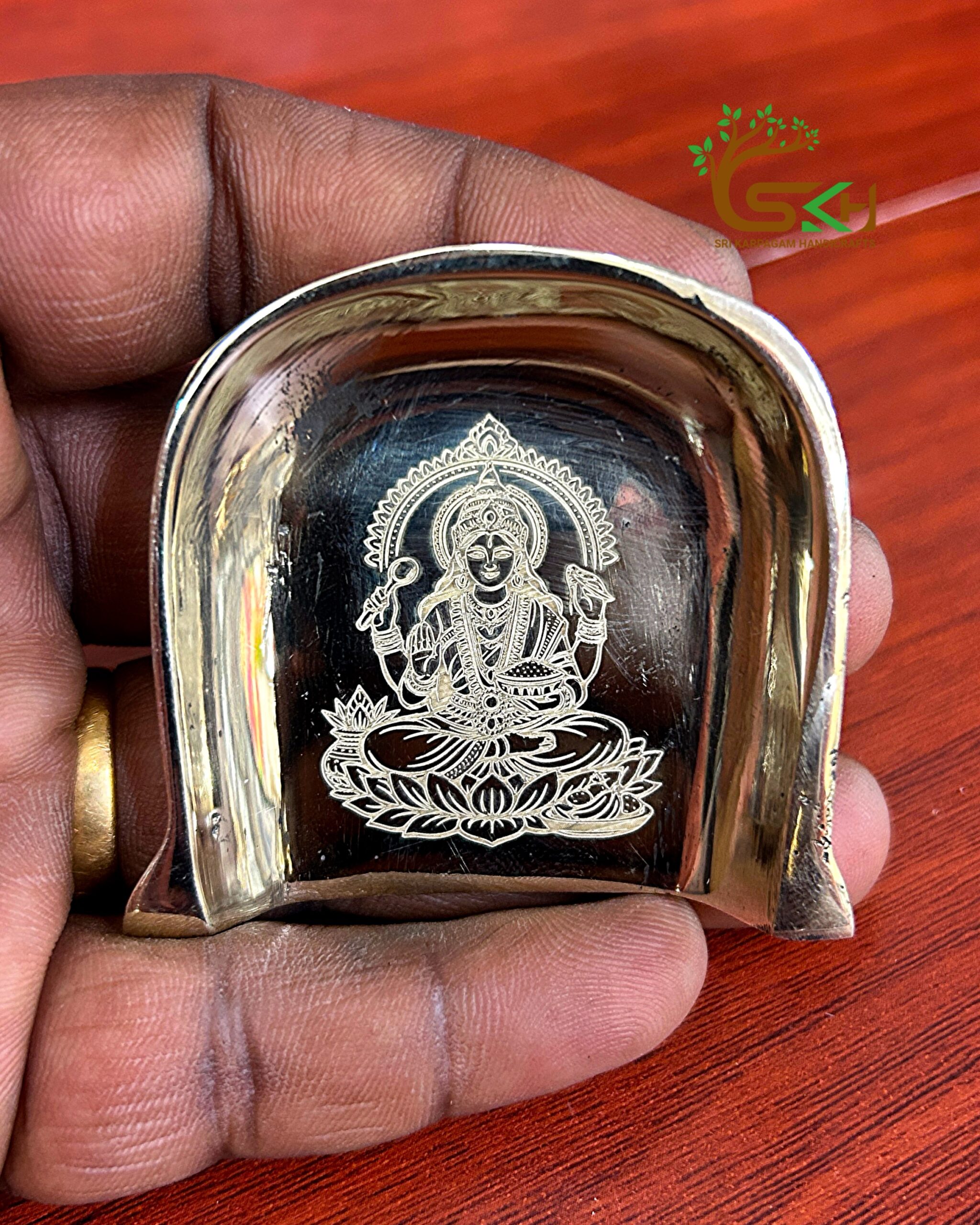 Brass Mini Annapoorni Muram -2X2 inch size