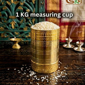 Brass Rice Measuring Cup / Padi - 1 kg approx measuring capacity